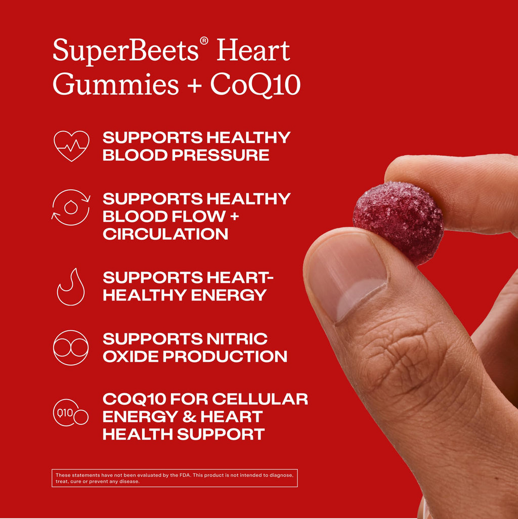 HumanN SuperBeets heart health supplement packaging