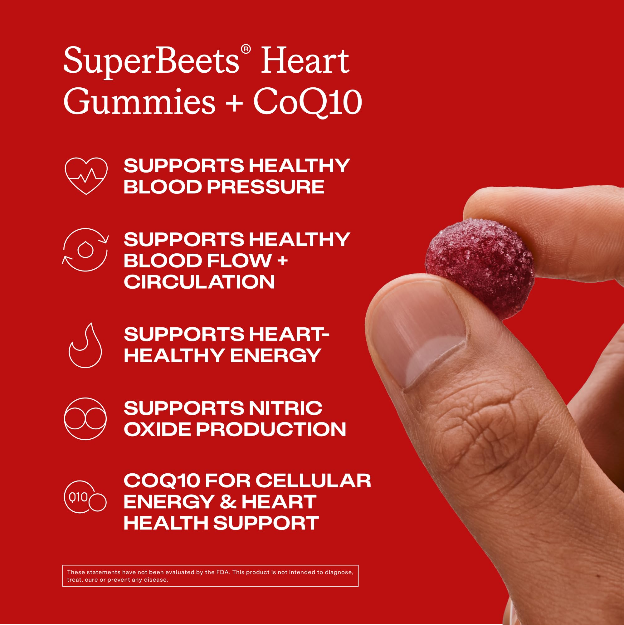 HumanN SuperBeets heart health supplement packaging