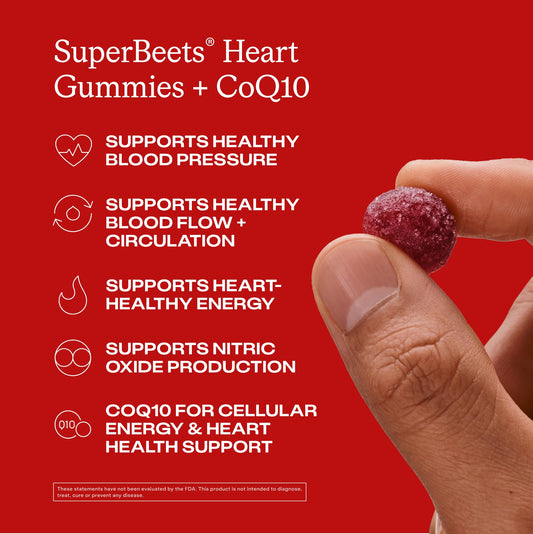 HumanN SuperBeets heart health supplement packaging