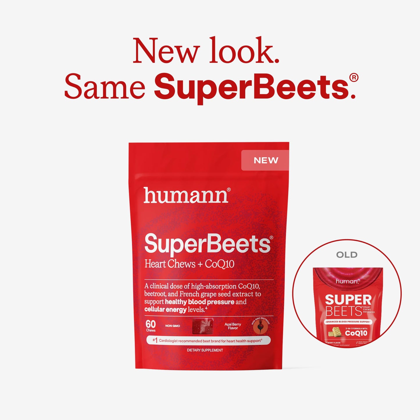 HumanN SuperBeets Heart Chews packaging details