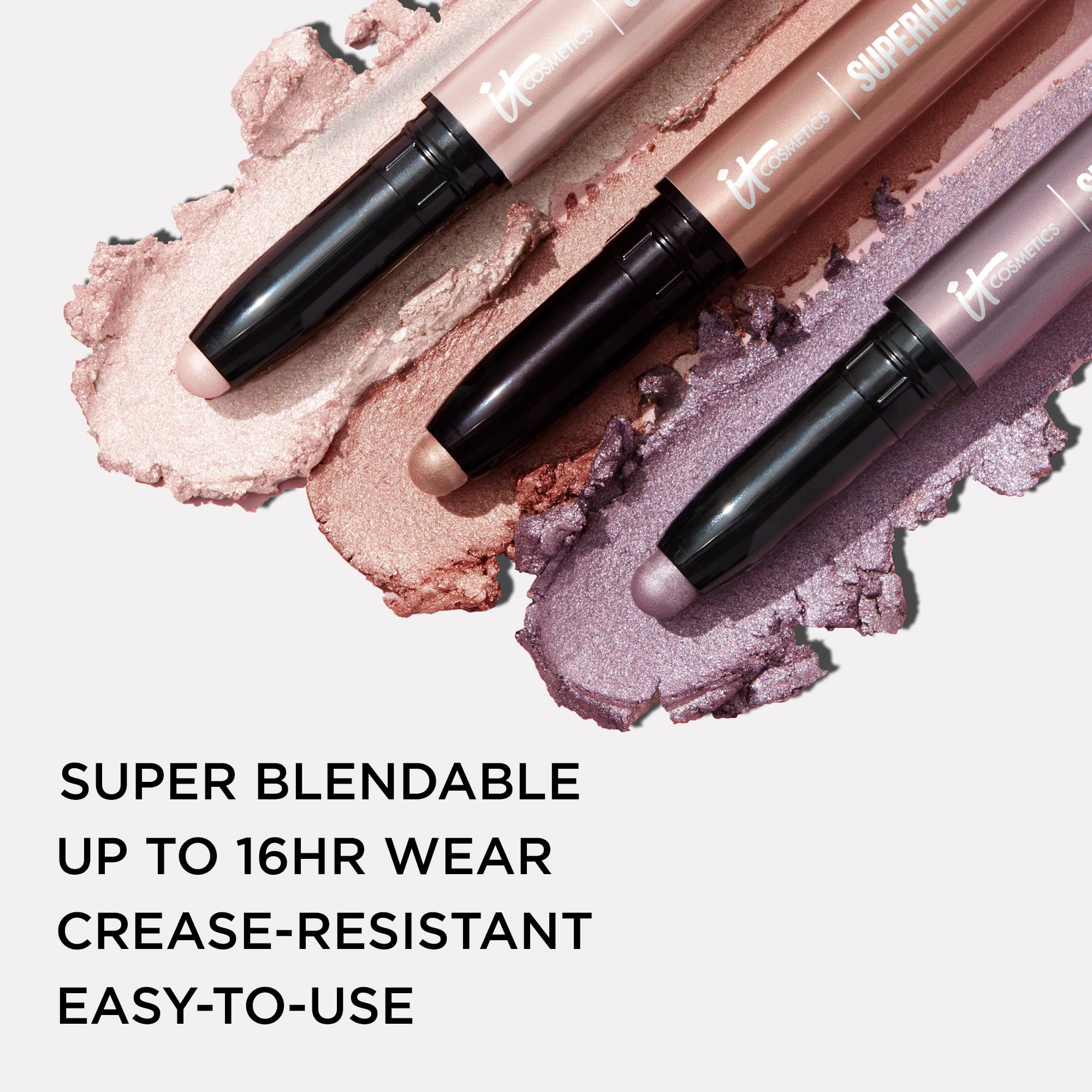 Swatch of It Cosmetics Bare Brave waterproof eyeshadow shade