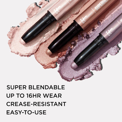 Swatch of It Cosmetics Bare Brave waterproof eyeshadow shade