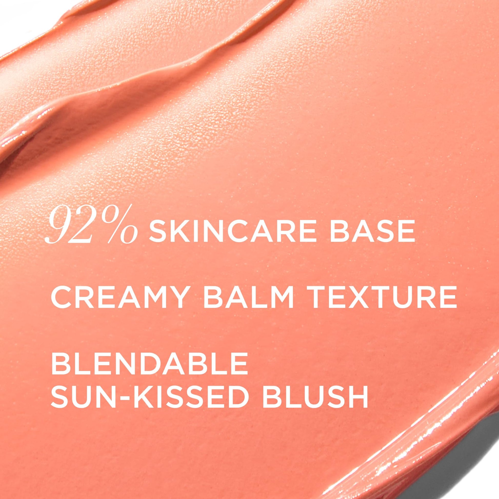 Texture shot of the blendable IT Cosmetics Do It All Serum Color Balm in Sunlit 10.