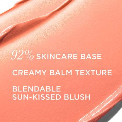 Texture shot of the blendable IT Cosmetics Do It All Serum Color Balm in Sunlit 10.