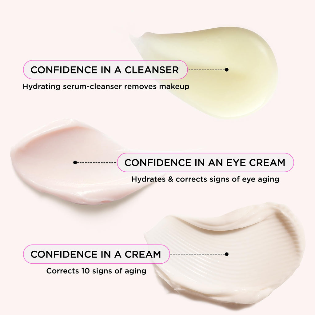 It Cosmetics pink holiday skincare collection box open display
