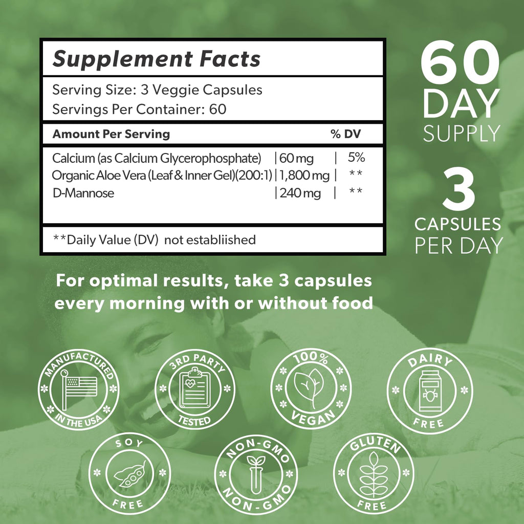 Intimate Rose bladder support supplement bottle side profile.