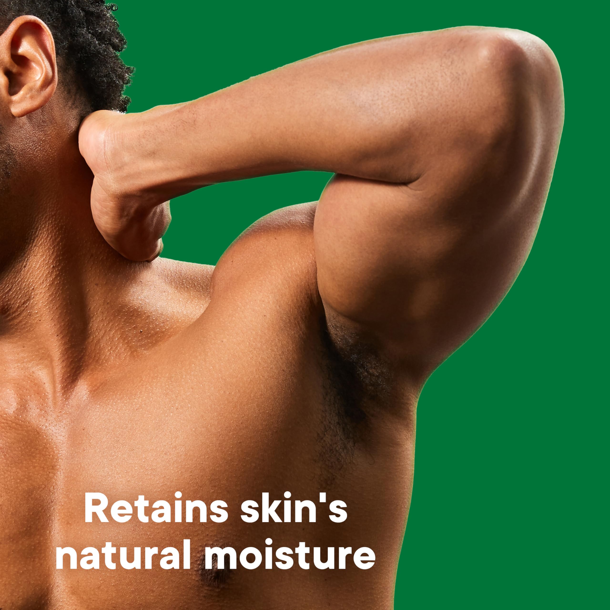Irish Spring body wash gel texture on hand