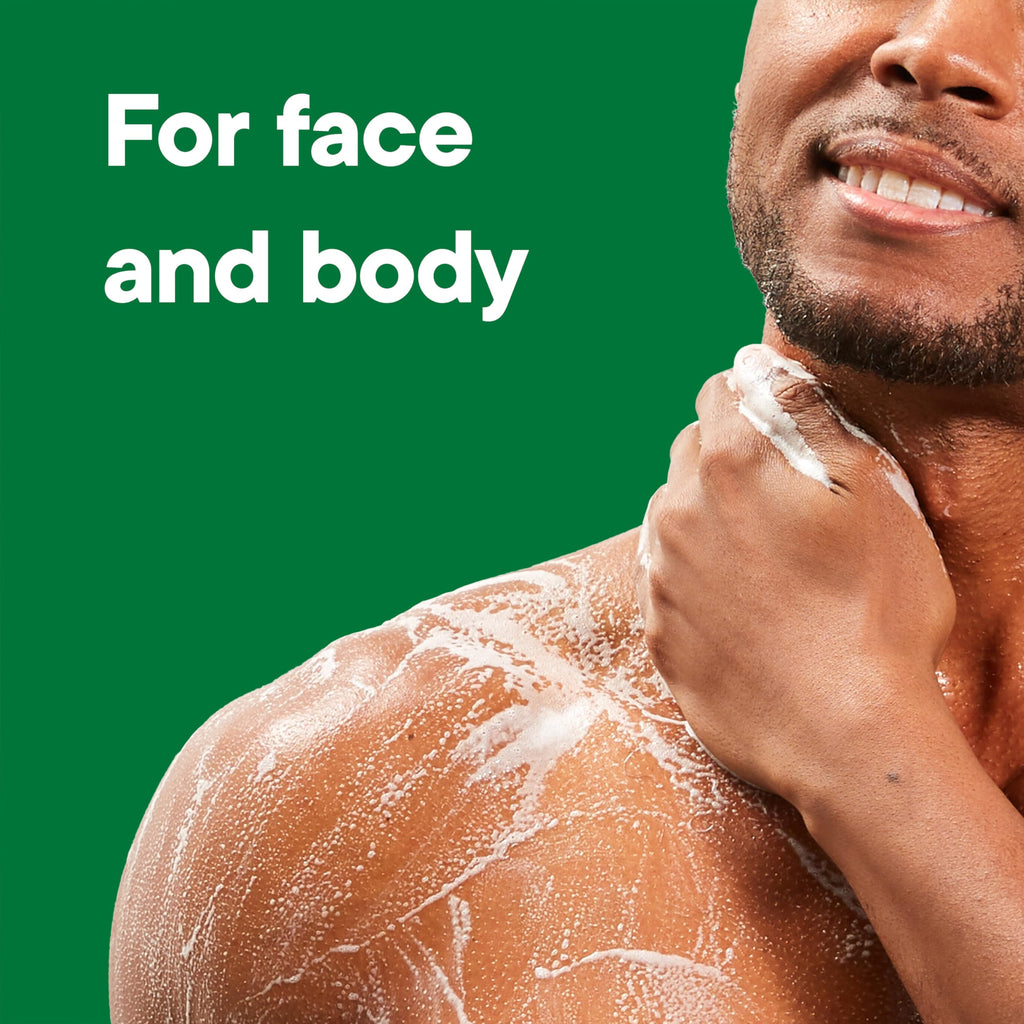 Irish Spring Original Body Wash back panel with ingredient information