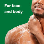 Irish Spring Original Body Wash back panel with ingredient information