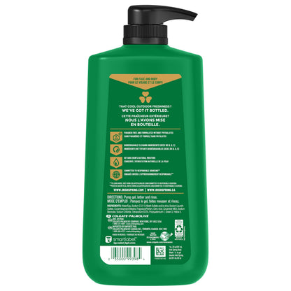 Group shot of imported Irish Spring personal care products