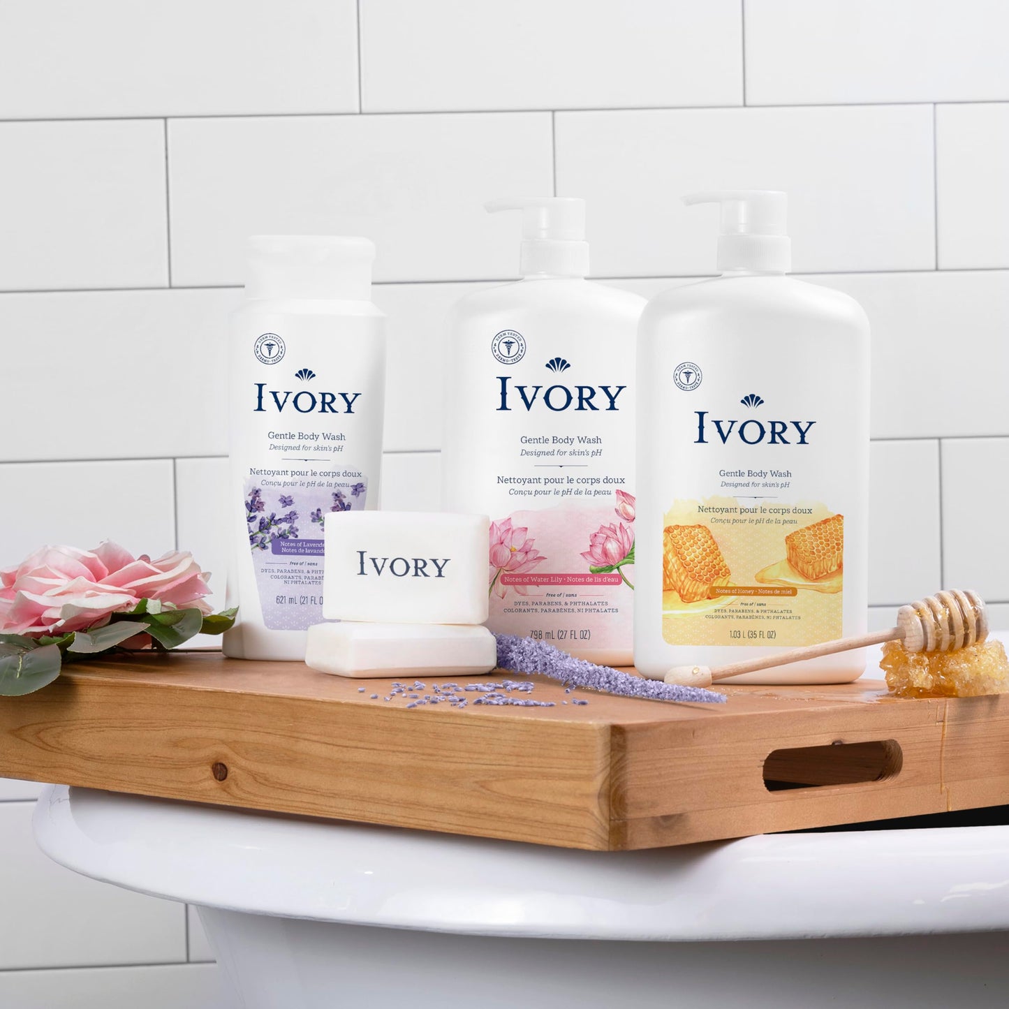 Ivory Original bath bar soap showing plant-based cleanser label