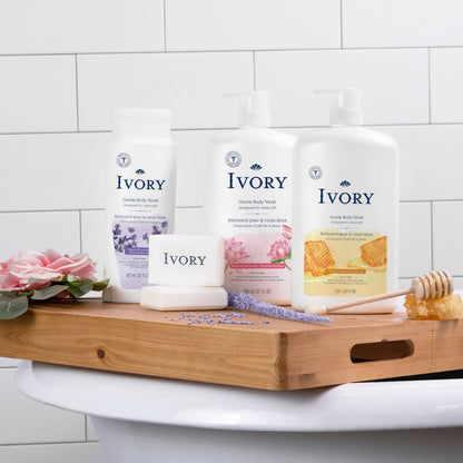 Ivory Original bath bar soap showing plant-based cleanser label