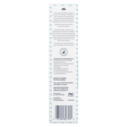 Detailed product label of Ivory Original 4 Ounce bars