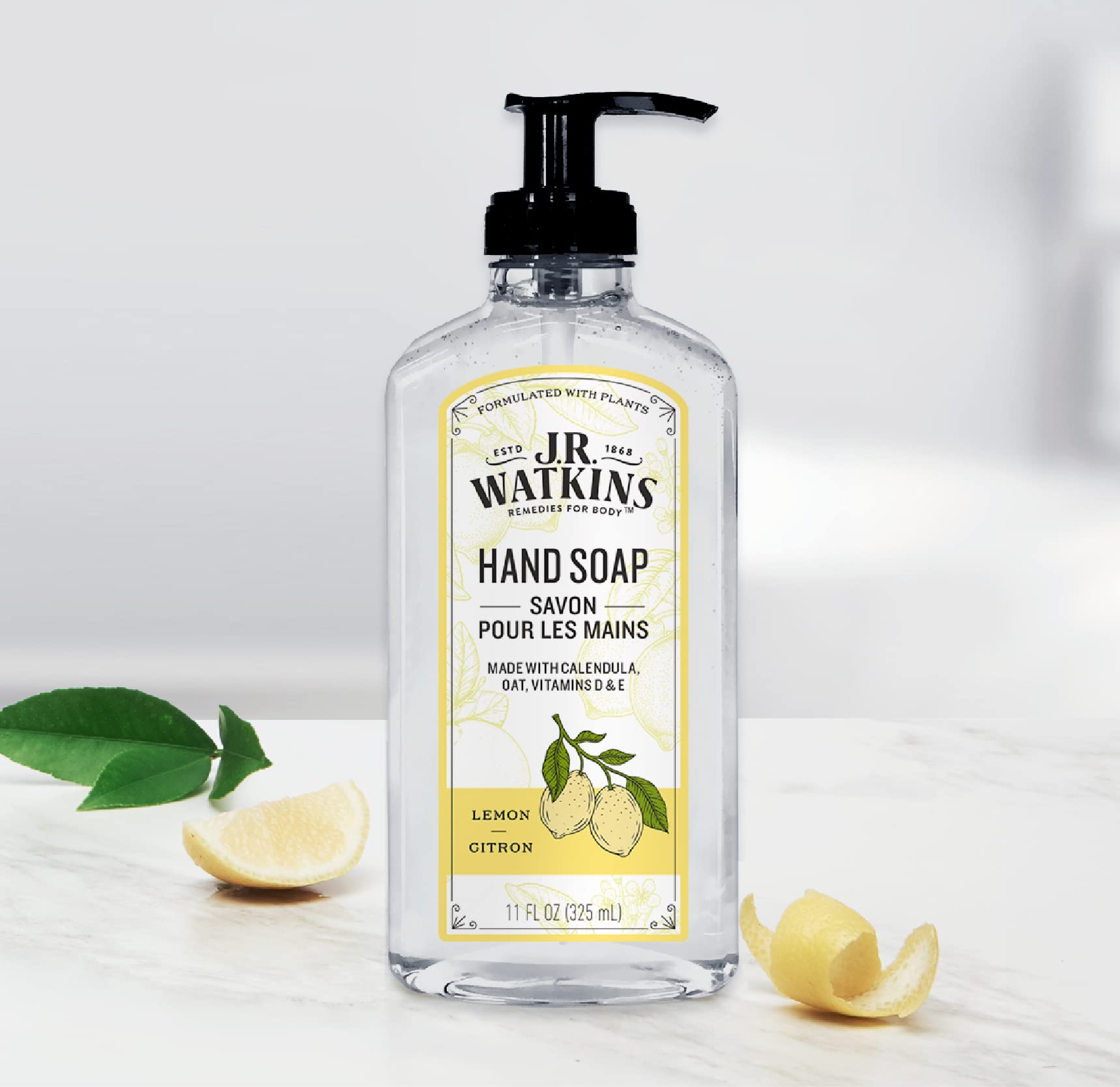 J.R. Watkins moisturizing hand soap ingredient label