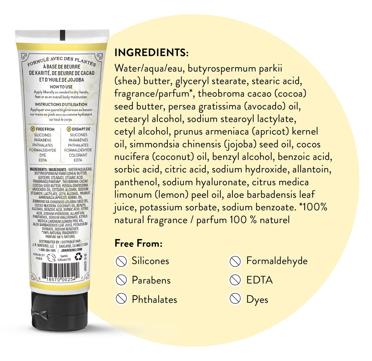 J.R. Watkins cruelty free hand moisturizer lifestyle angle