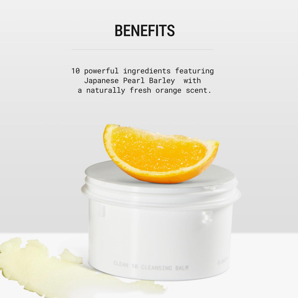 JUNO And Co. Jade Clean10 Cleansing Balm ingredient highlight and label view