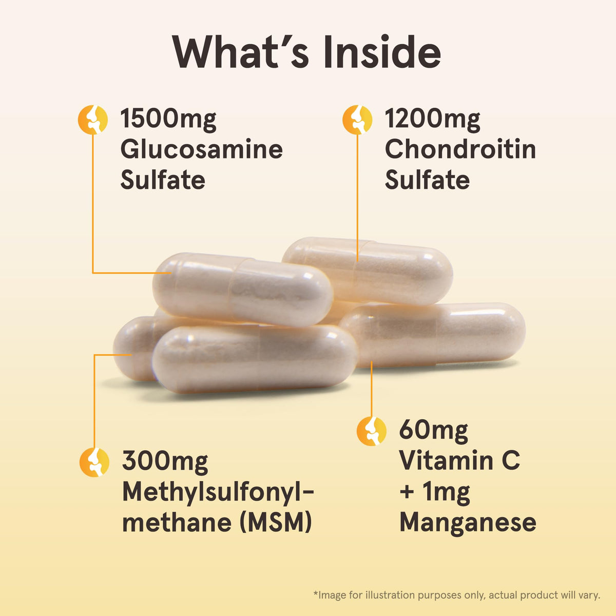 Jarrow Formulas capsules nutritional facts panel
