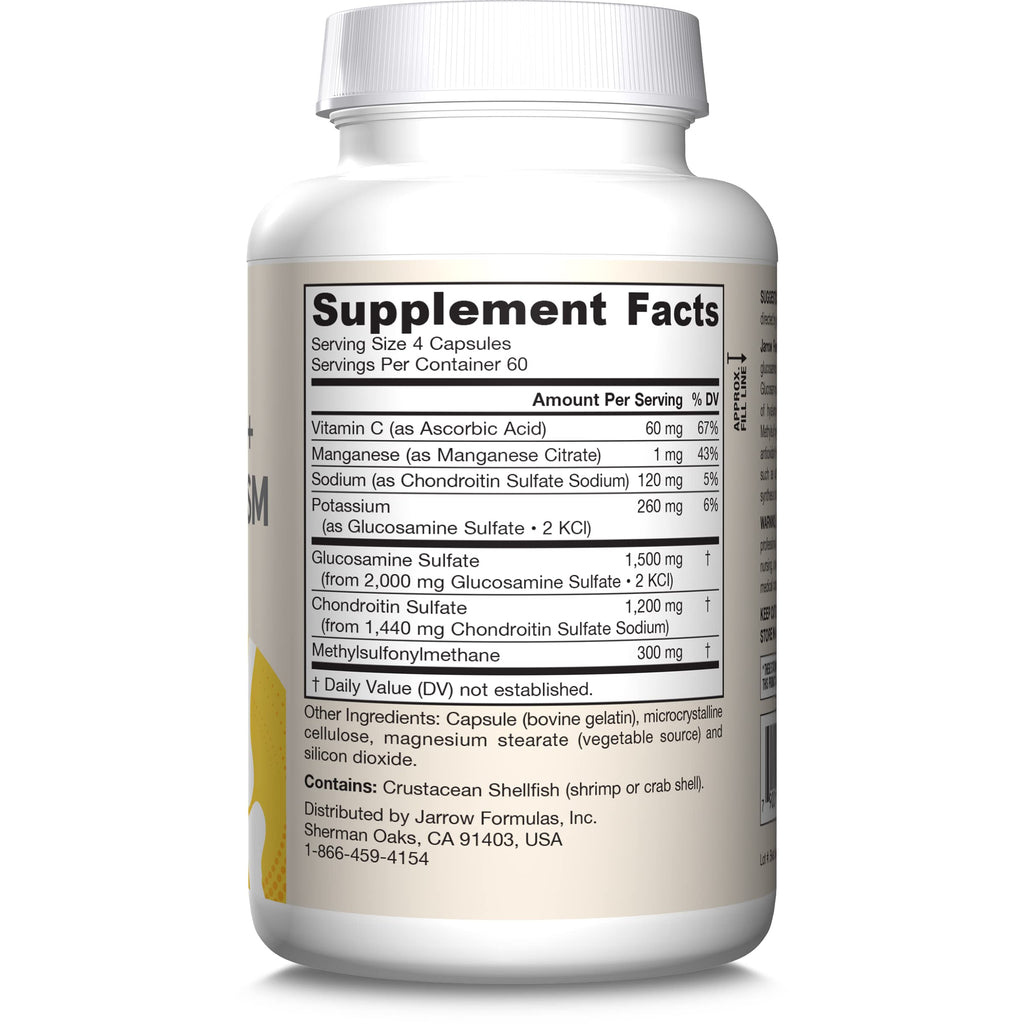 Jarrow Formulas glucosamine chondroitin capsules lifestyle view
