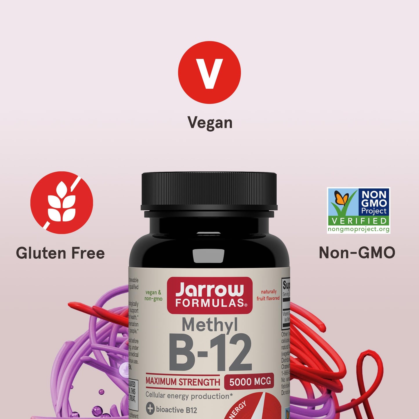 Jarrow Formulas imported brain health and nerve tissue support dietary supplement packaging details