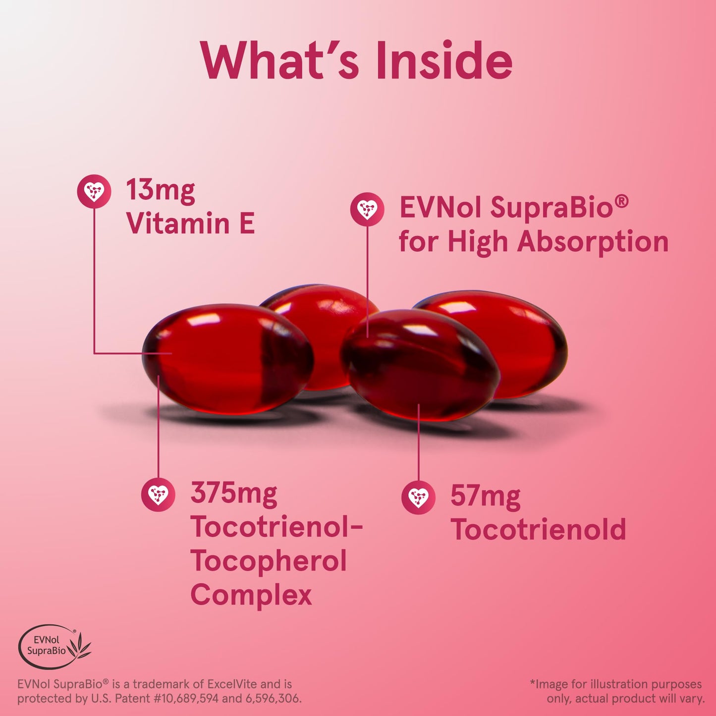 High absorption tocotrienol vitamin E complex softgels container by Jarrow Formulas
