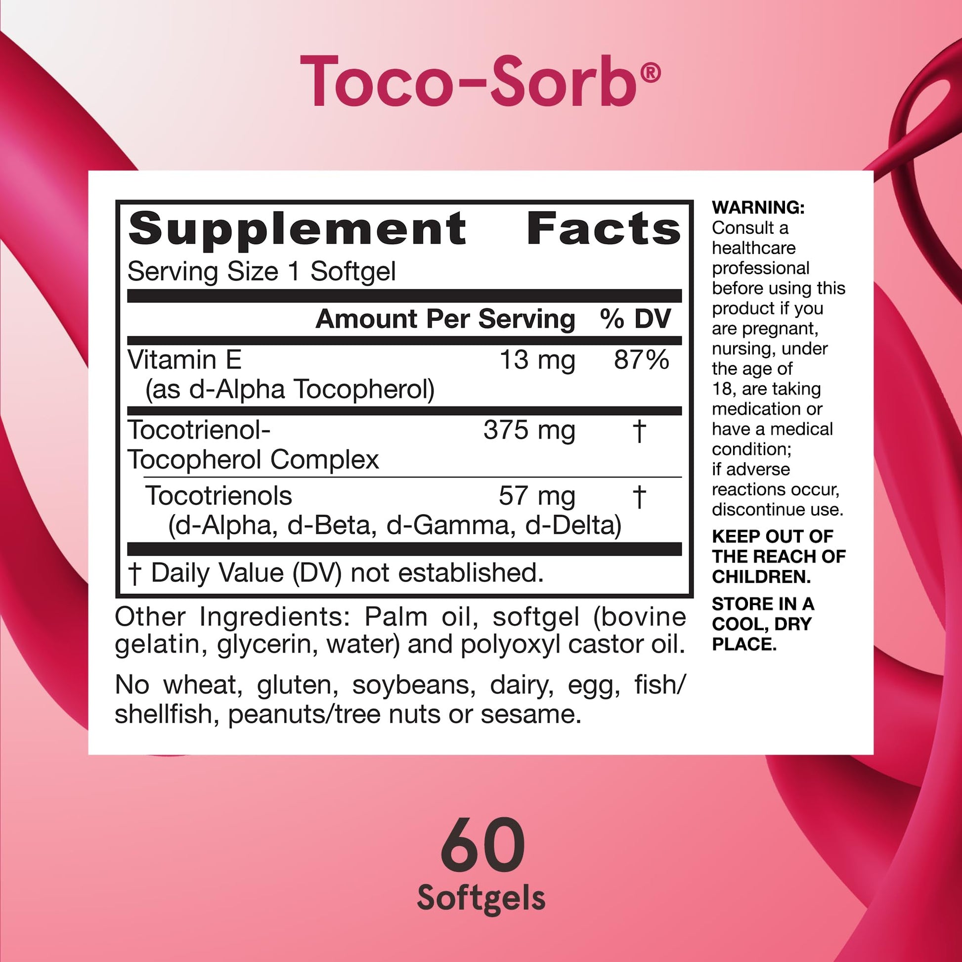Premium palm oil derived vitamin E tocotrienols by Jarrow Formulas India packaging