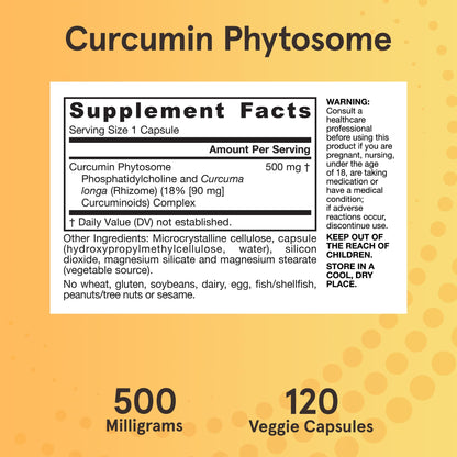 Authentic USA imported Jarrow Formulas Curcumin Phytosome supplement bottle