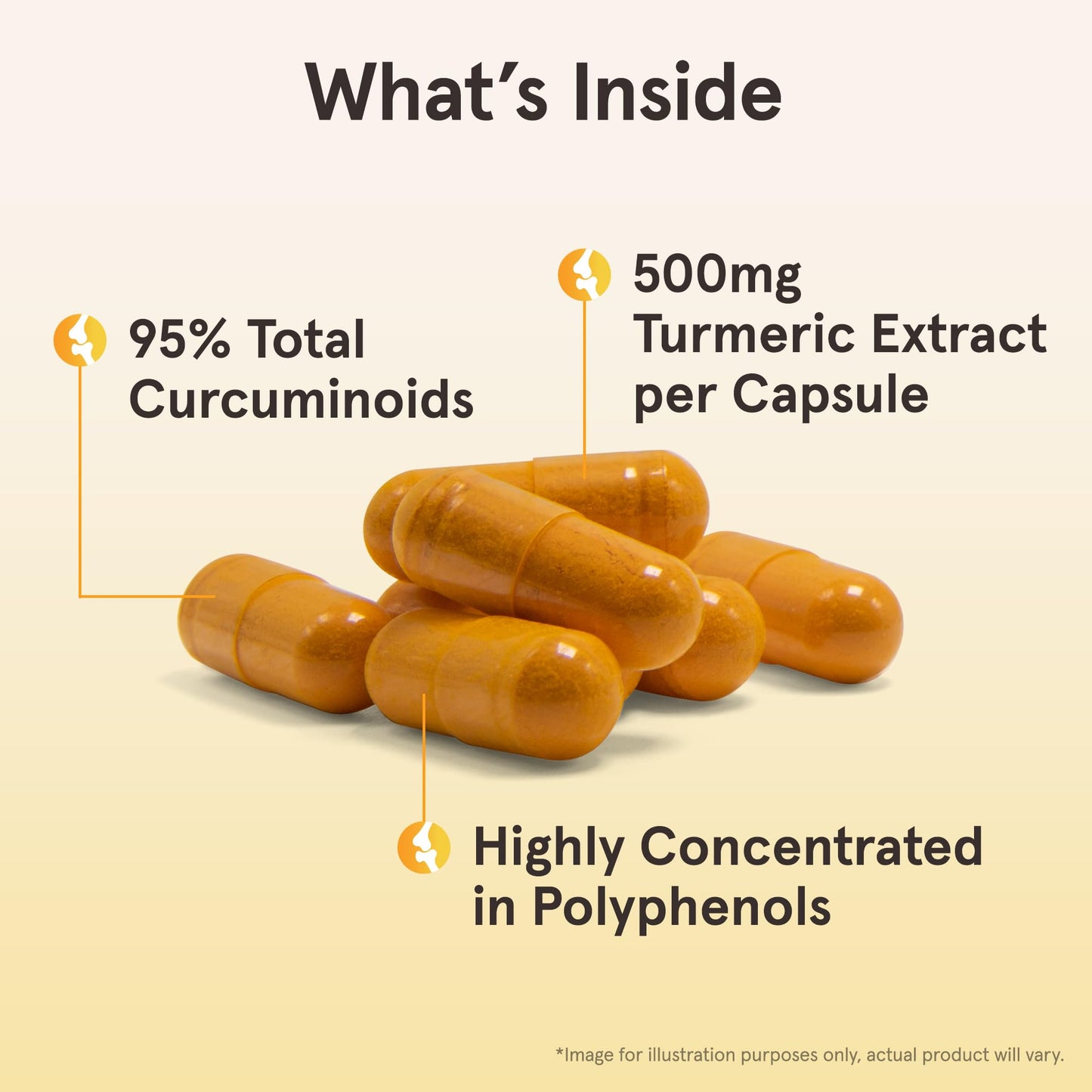 Side view of Jarrow Formulas Curcumin 95 supplement bottle