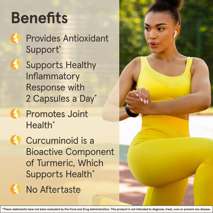 Supplement facts label on Jarrow Formulas Curcumin 95