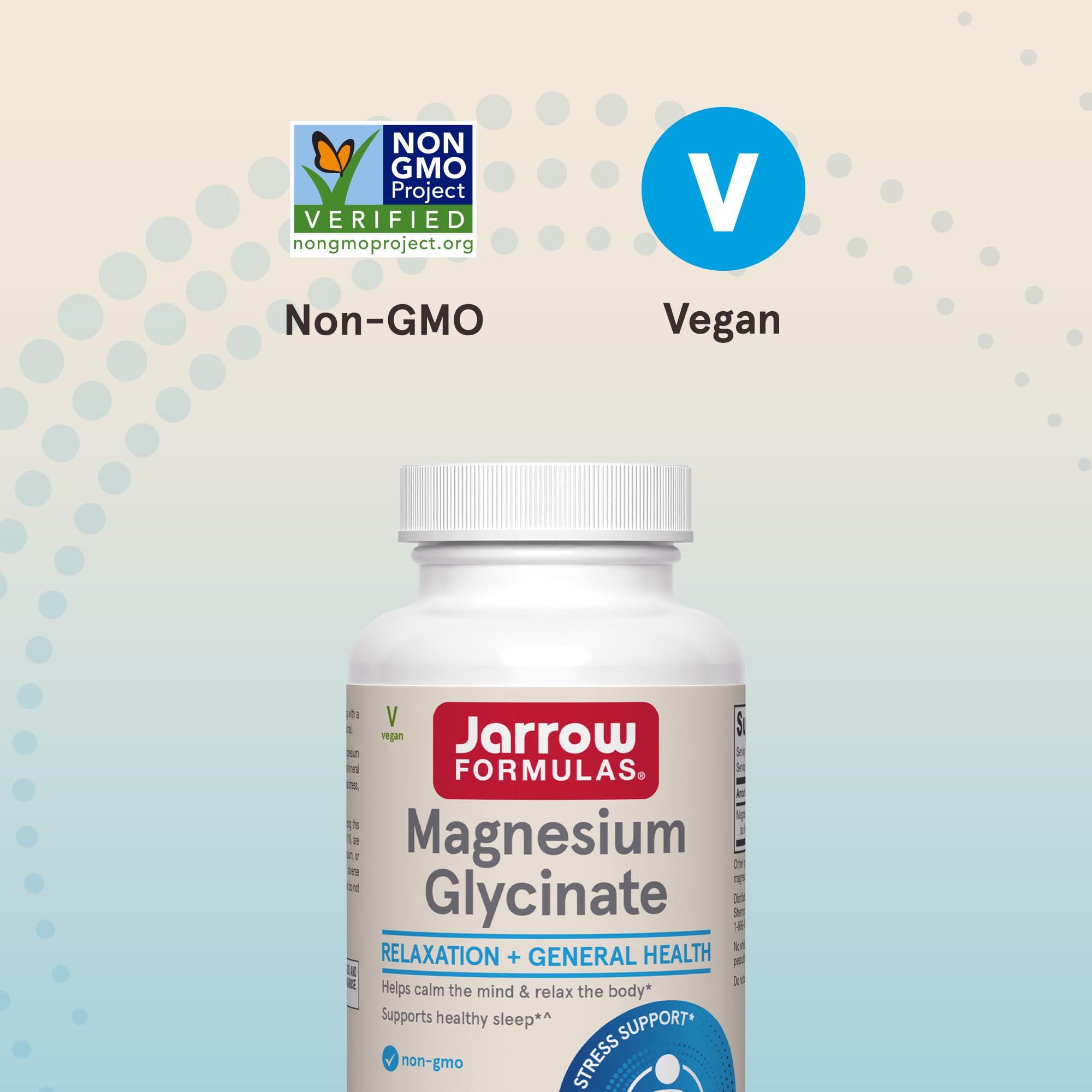 High absorption chelated magnesium glycinate 90 count bottle for muscle relaxation