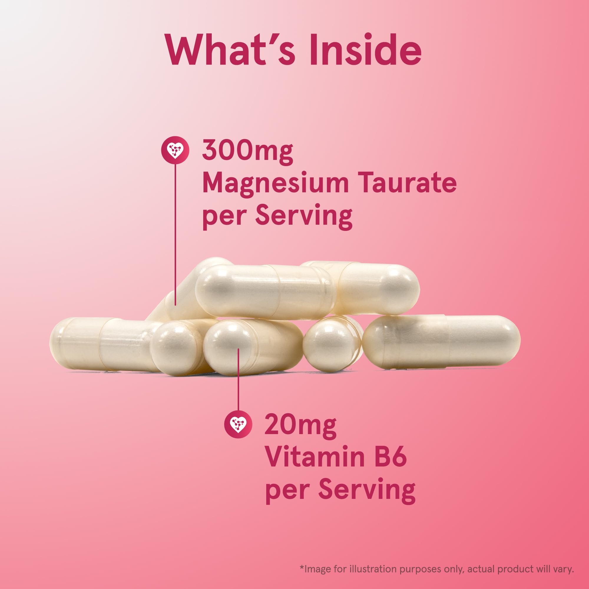 Jarrow Formulas Magnesium Taurate supplement facts label showing ingredients and dosage details.
