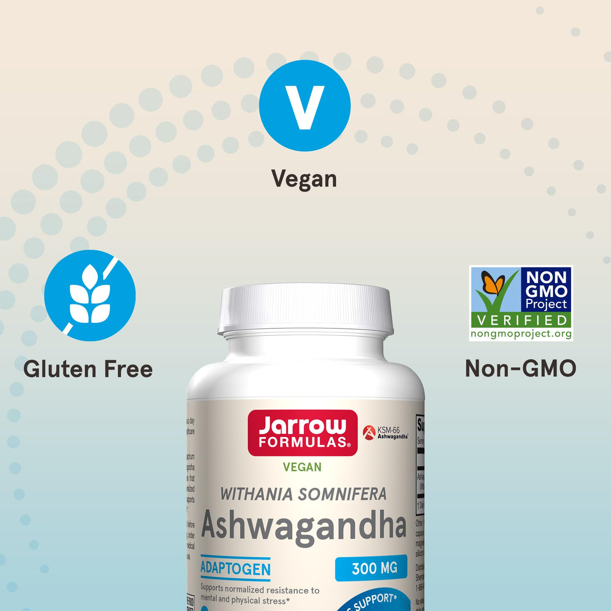 Premium imported KSM-66 Ashwagandha capsules for physical stress relief