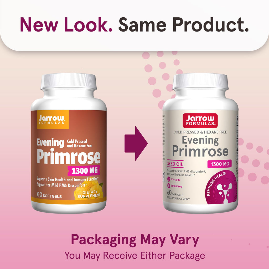 Jarrow Formulas cold pressed evening primrose oil supplement facts