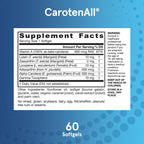 Jarrow CarotenAll antioxidant supplement container close-up shot