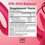 Side profile of Jarrow Formulas EPA DHA Balance packaging