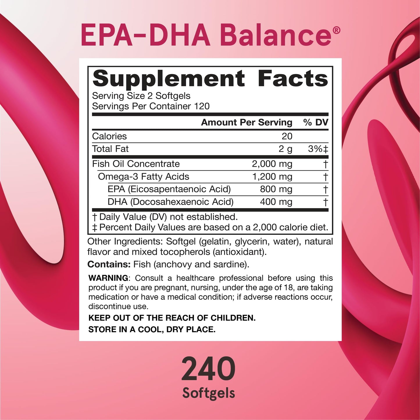 Jarrow Formulas odorless brain and joint health supplement bottle highlighting natural strawberry flavor attributes