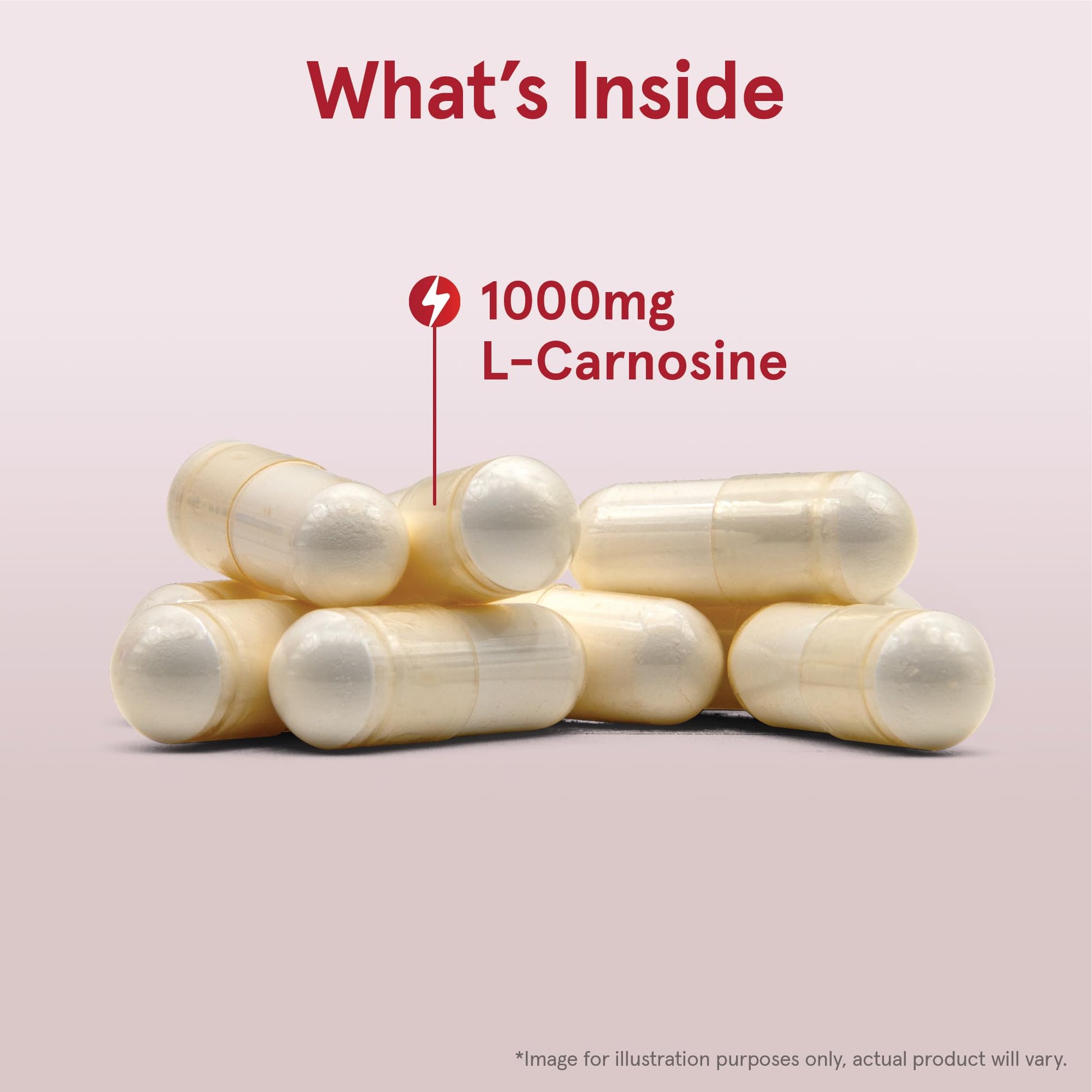 Jarrow Formulas L-Carnosine veggie capsules label