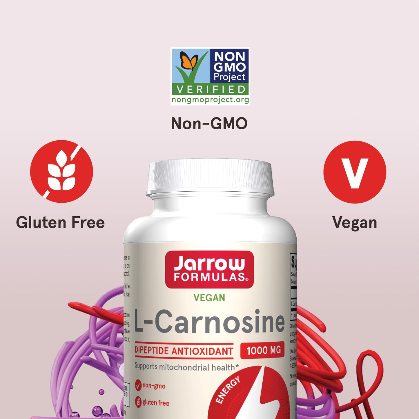 Jarrow Formulas L-Carnosine 90 capsules packaging