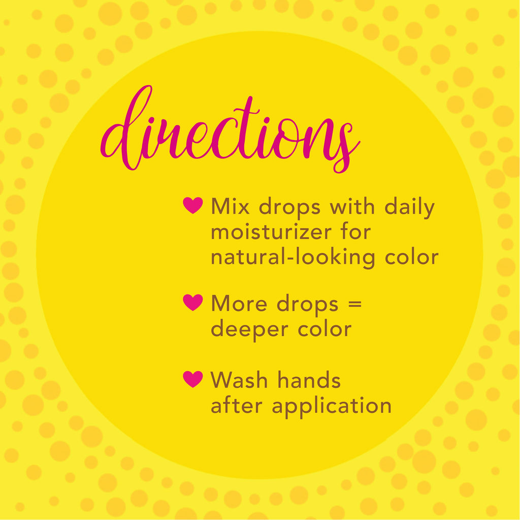Jergens sunless tanning serum lifestyle display