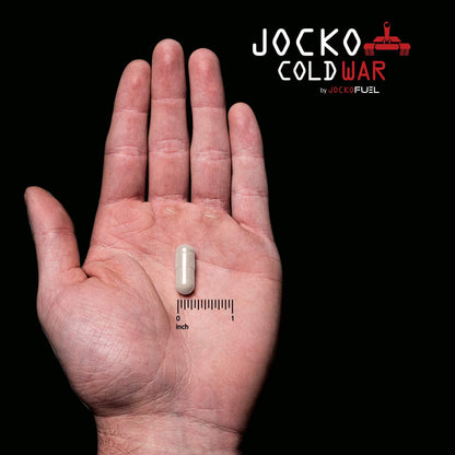 Top perspective of the Jocko Fuel immunity booster bottle illustrating its secure protective seal.