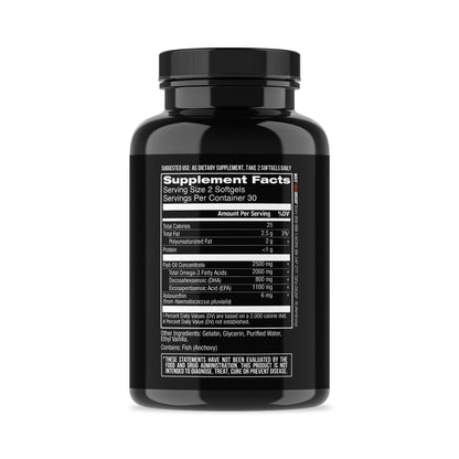 Jocko Fuel 60 count fish oil capsules daily wellness instructions view