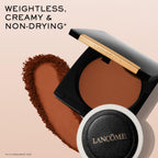 Lancôme shine control powder foundation application sponge view
