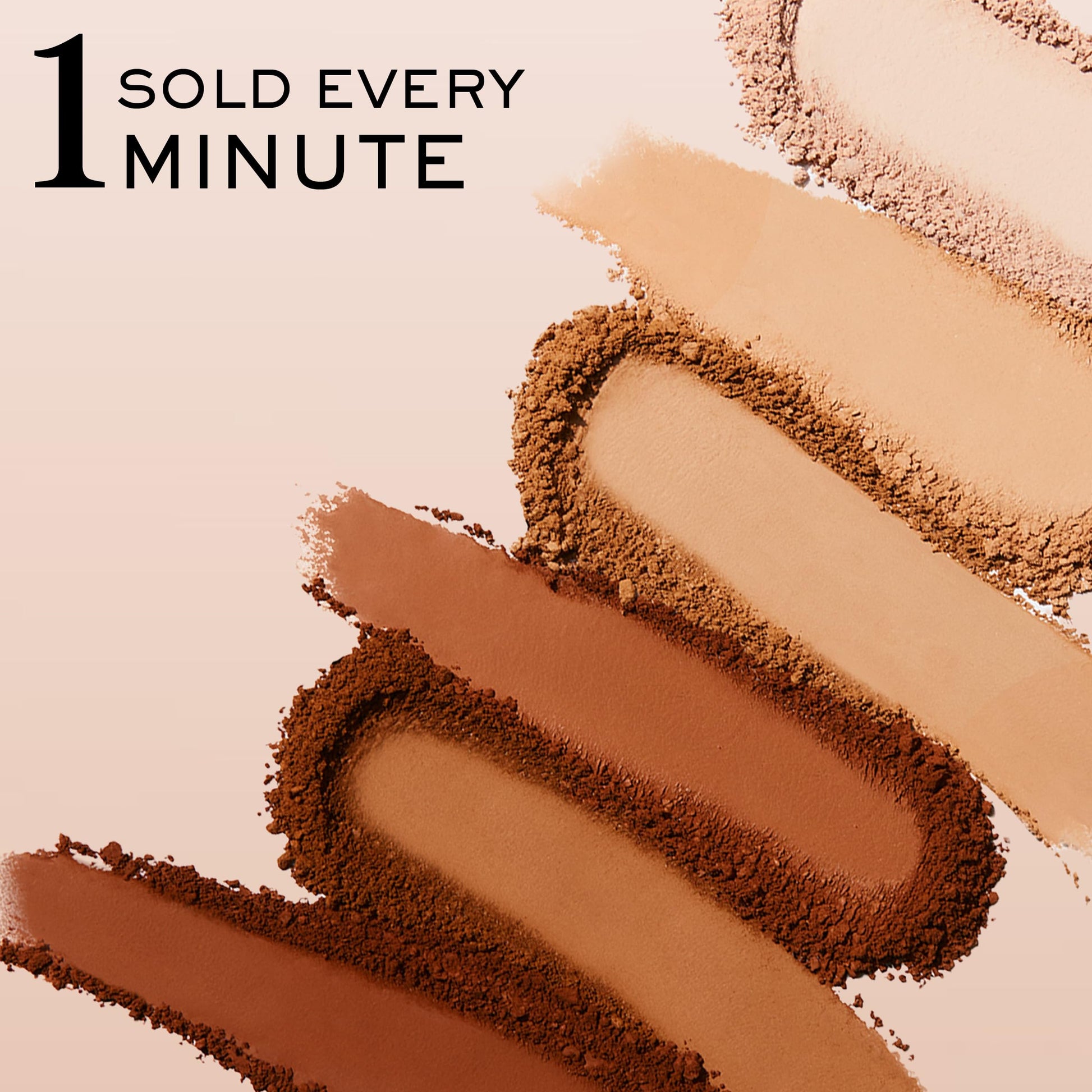 Lancôme Dual Finish matte foundation swatched on hand demonstrating buildable coverage.