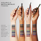 Lancôme long lasting waterproof eyeliner swatch and texture