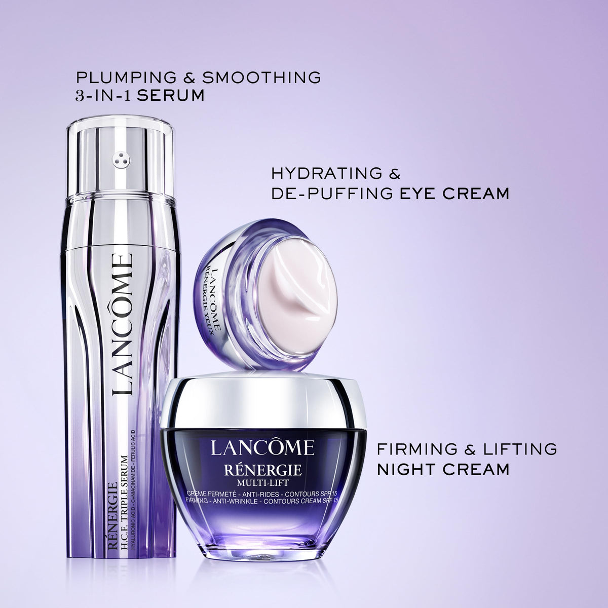 Lancôme Rénergie Lift Multi Action Night Cream lifestyle arrangement