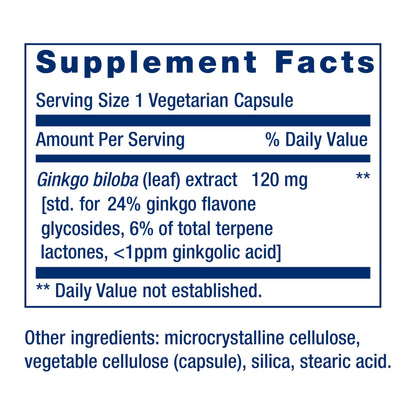 Authentic USA imported Life Extension brain health supplement bottle angled view