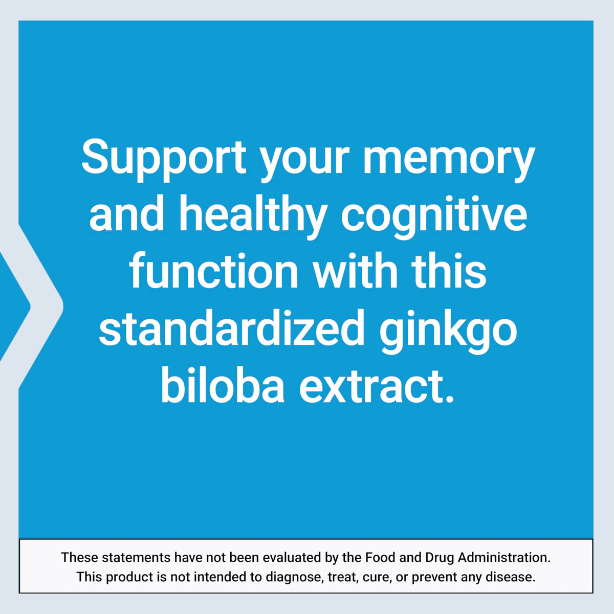 Life Extension memory and cognition supplement bottle displaying direct ingredient profiles