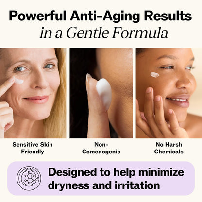 LilyAna Naturals rosehip and hibiscus eye cream packaging details for sensitive skin