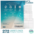 Dista-USA LivaClean hydrocolloid patches variety pack contents
