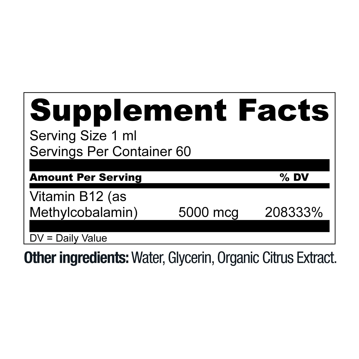 Full product overview of authentic USA imported Live Conscious Vegan B12 liquid drops on an ecommerce background