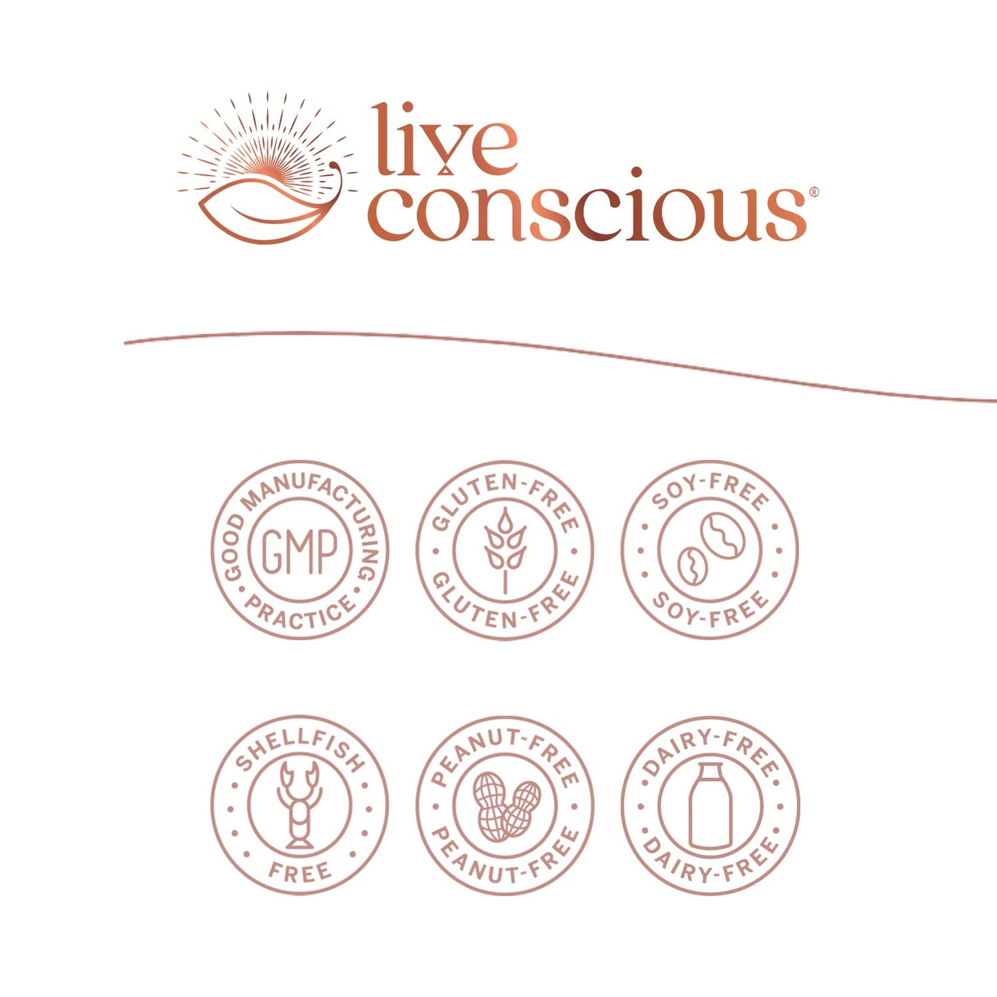 Side angle of Live Conscious LiverWell packaging detailing metabolic support benefits